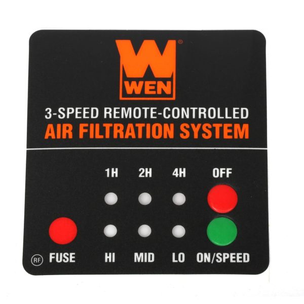 [3410-042RF] Control Panel Label Rf for WEN 3410 Online Sale