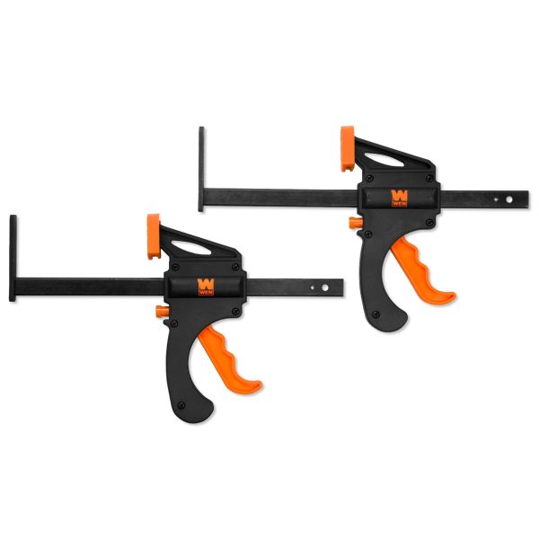 WEN CT992F 7.5-Inch Quick Release Track Saw Clamps, Two Pack Supply