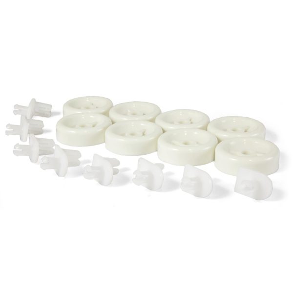 WEN Handyman Q-K0005 Dishwasher Dish Rack Roller Kit, 8 Pack (OEM part number WD35X21038) on Sale