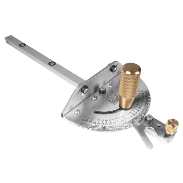 WEN WA1401 Steel and Brass Premium Miter Gauge, 27 Angle Stops for Table Saws, Router Tables, Band Saws, and Woodworking Tools Online Sale