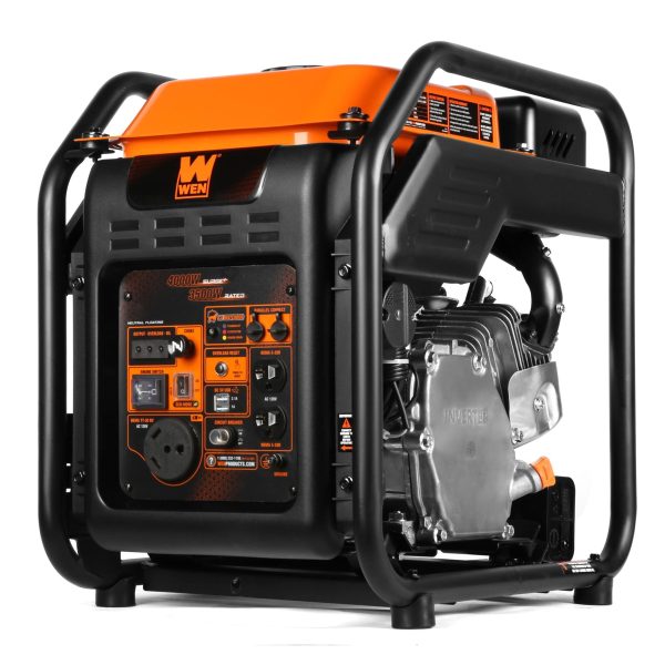 WEN DF402iX RV-Ready 4000-Watt Dual Fuel Open Frame Inverter Generator with CO Shutdown Sensor Discount - Image 3